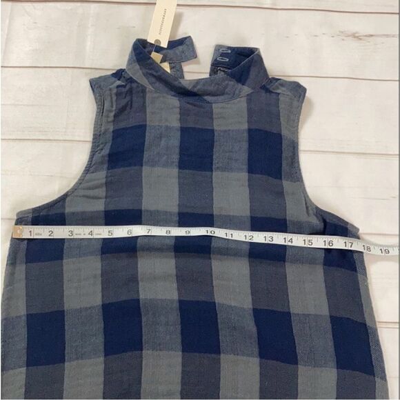 Anthropologie Cloth & Stone Plaid Swing Dress Size XS - Picture 7 of 10